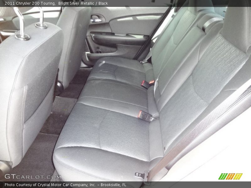 Bright Silver Metallic / Black 2011 Chrysler 200 Touring