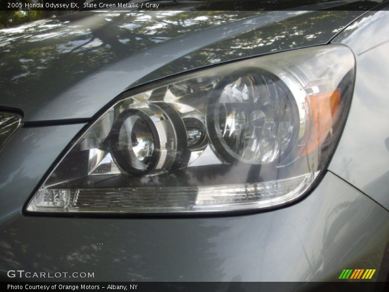 Slate Green Metallic / Gray 2005 Honda Odyssey EX