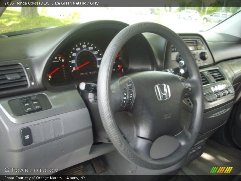 Slate Green Metallic / Gray 2005 Honda Odyssey EX
