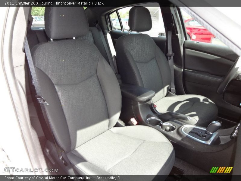 Bright Silver Metallic / Black 2011 Chrysler 200 Touring