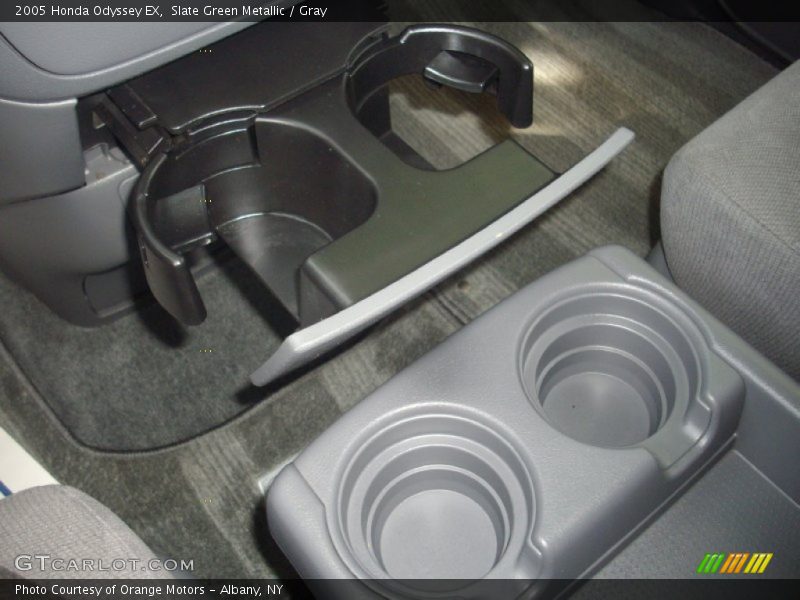 Slate Green Metallic / Gray 2005 Honda Odyssey EX