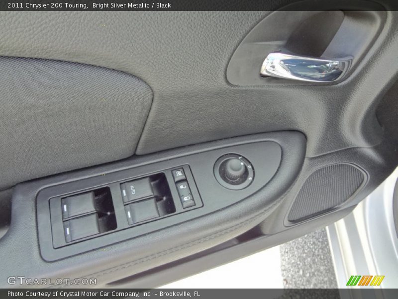 Bright Silver Metallic / Black 2011 Chrysler 200 Touring