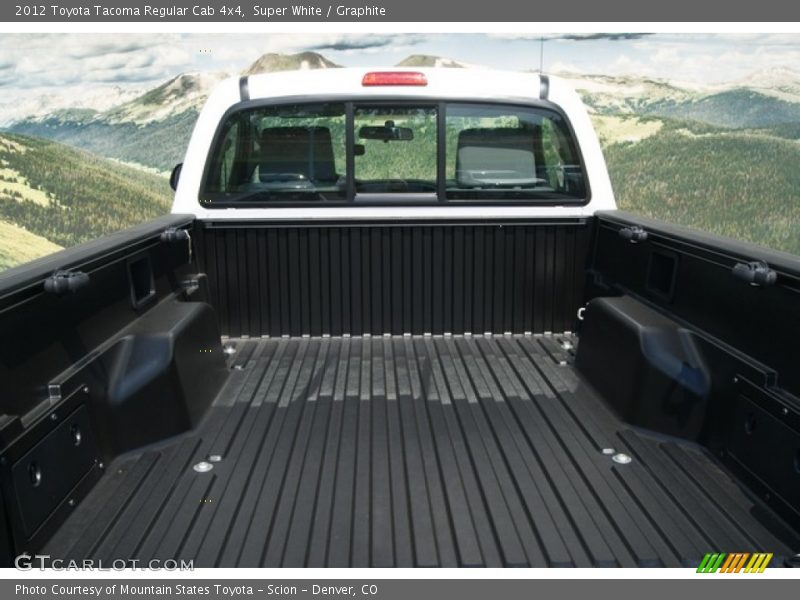 Super White / Graphite 2012 Toyota Tacoma Regular Cab 4x4