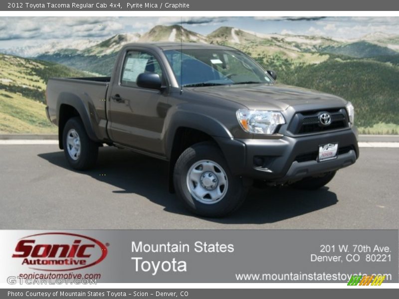 Pyrite Mica / Graphite 2012 Toyota Tacoma Regular Cab 4x4