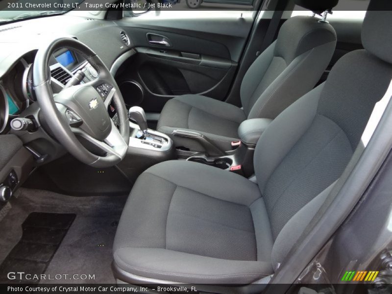 Taupe Gray Metallic / Jet Black 2011 Chevrolet Cruze LT