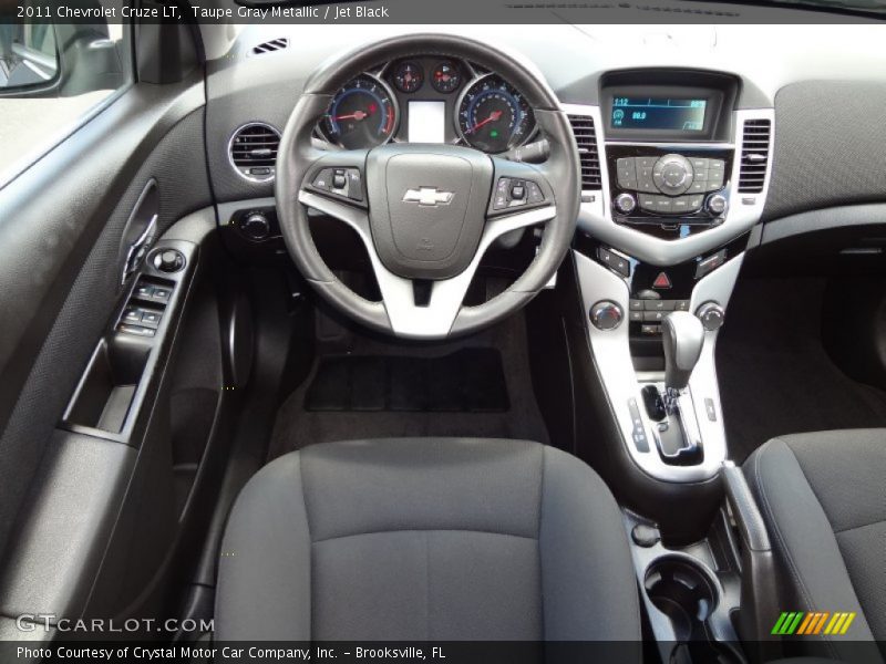 Taupe Gray Metallic / Jet Black 2011 Chevrolet Cruze LT