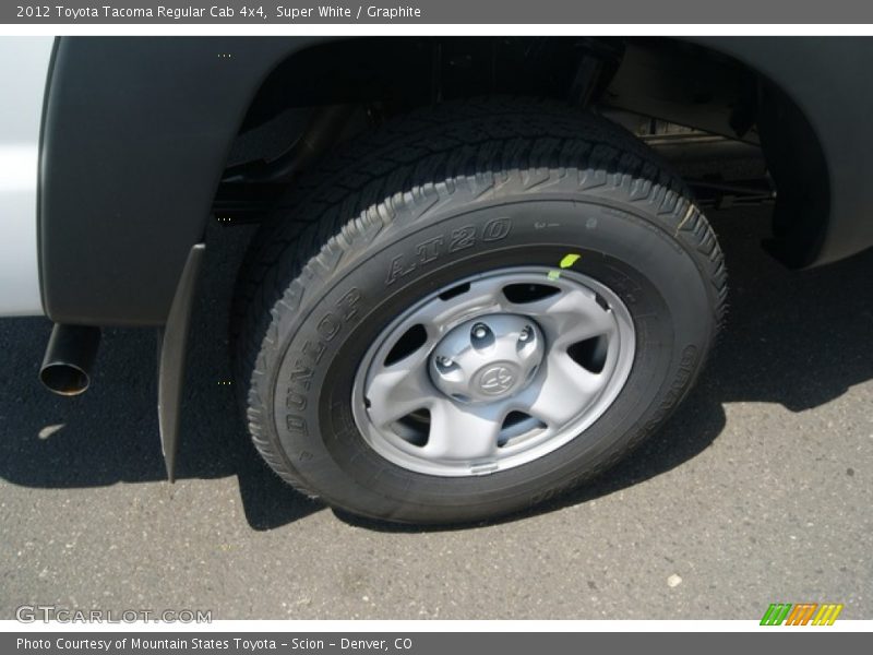 Super White / Graphite 2012 Toyota Tacoma Regular Cab 4x4