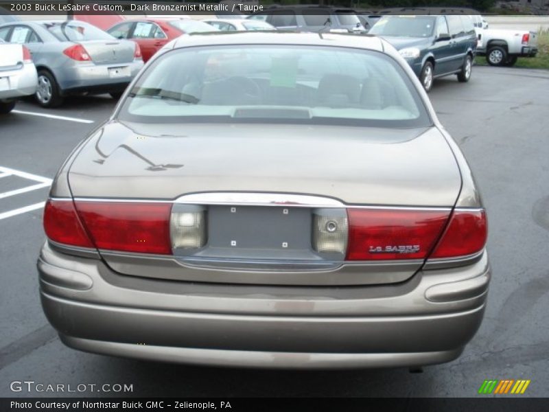 Dark Bronzemist Metallic / Taupe 2003 Buick LeSabre Custom