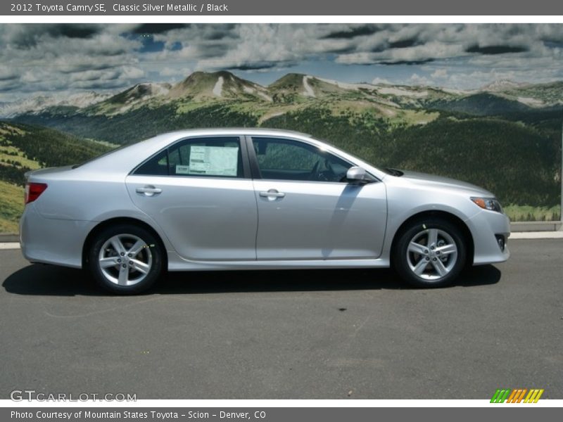 Classic Silver Metallic / Black 2012 Toyota Camry SE