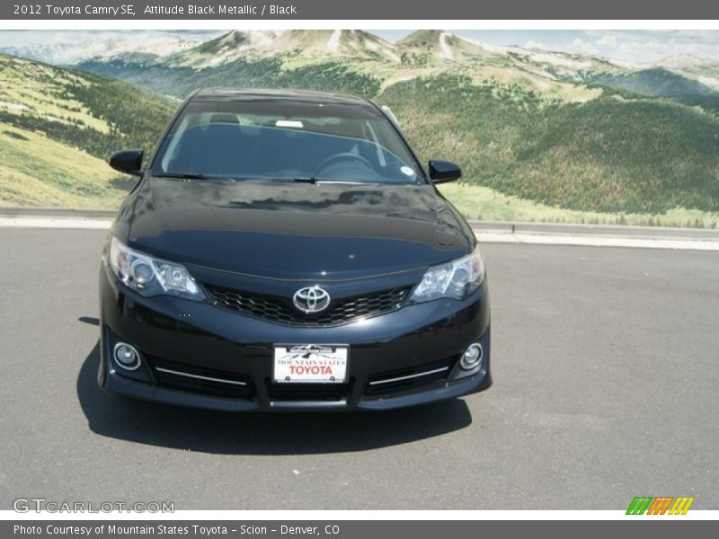 Attitude Black Metallic / Black 2012 Toyota Camry SE