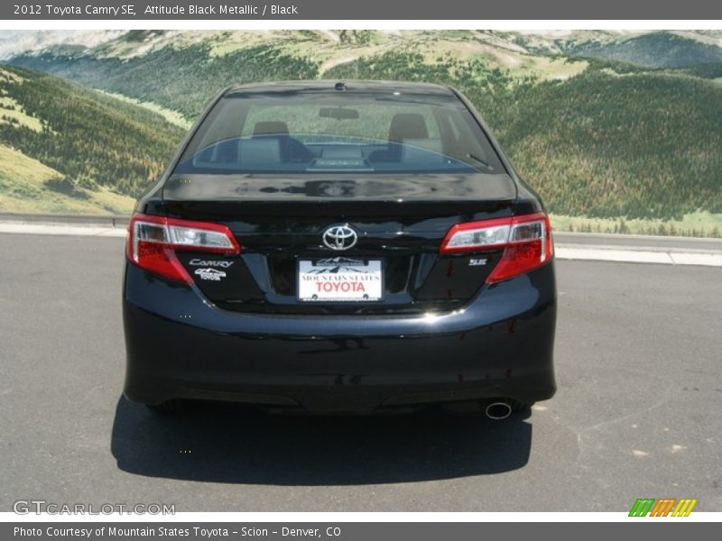 Attitude Black Metallic / Black 2012 Toyota Camry SE