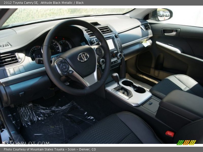 Attitude Black Metallic / Black 2012 Toyota Camry SE