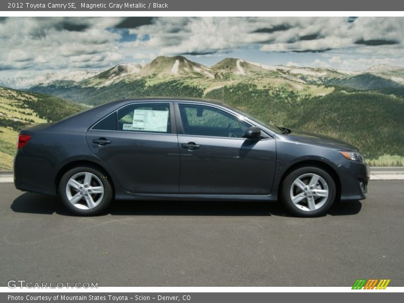 Magnetic Gray Metallic / Black 2012 Toyota Camry SE