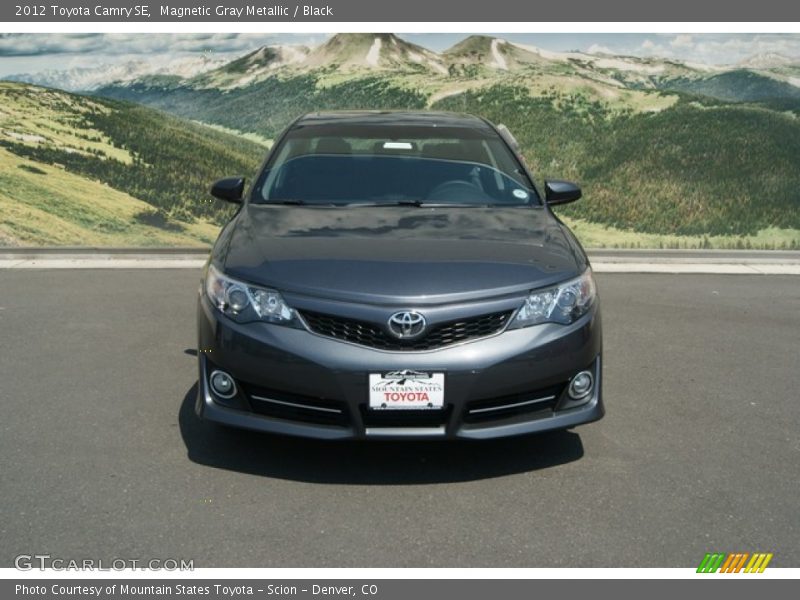 Magnetic Gray Metallic / Black 2012 Toyota Camry SE
