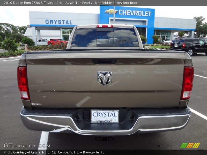 Austin Tan Pearl / Light Pebble Beige/Bark Brown 2010 Dodge Ram 2500 SLT Mega Cab