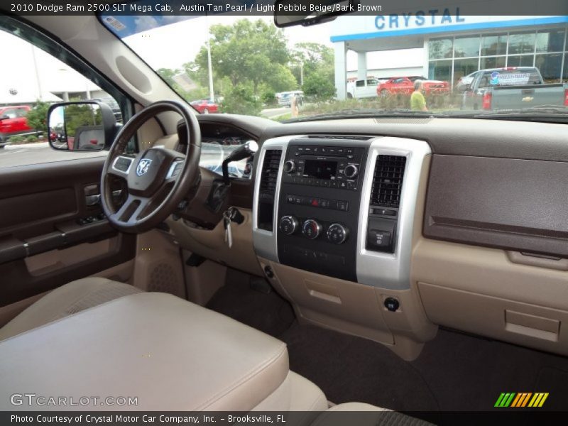 Austin Tan Pearl / Light Pebble Beige/Bark Brown 2010 Dodge Ram 2500 SLT Mega Cab