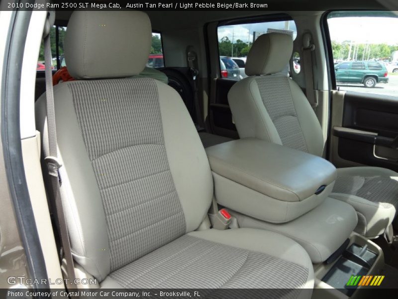 Austin Tan Pearl / Light Pebble Beige/Bark Brown 2010 Dodge Ram 2500 SLT Mega Cab