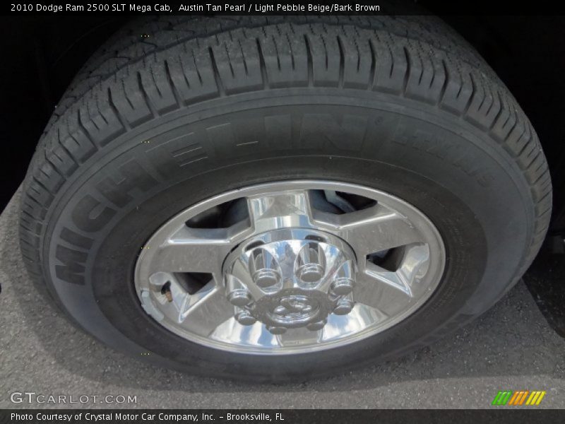 Austin Tan Pearl / Light Pebble Beige/Bark Brown 2010 Dodge Ram 2500 SLT Mega Cab