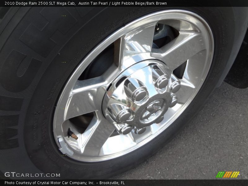 Austin Tan Pearl / Light Pebble Beige/Bark Brown 2010 Dodge Ram 2500 SLT Mega Cab