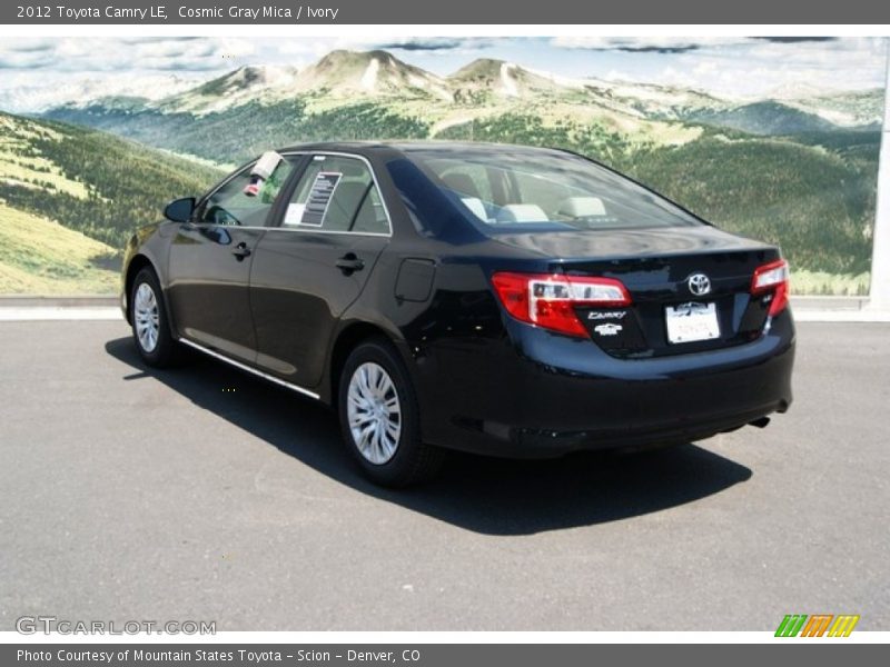 Cosmic Gray Mica / Ivory 2012 Toyota Camry LE