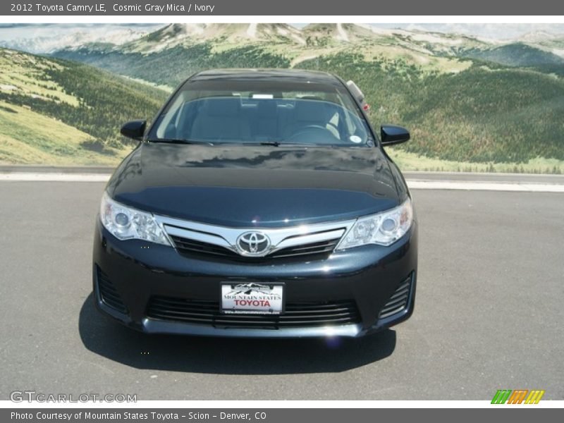 Cosmic Gray Mica / Ivory 2012 Toyota Camry LE