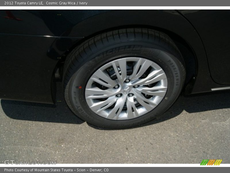 Cosmic Gray Mica / Ivory 2012 Toyota Camry LE