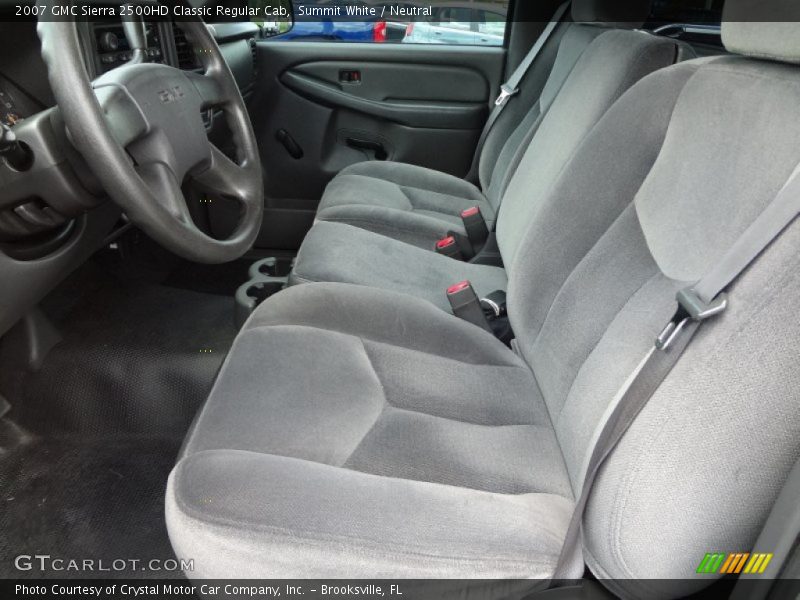 Summit White / Neutral 2007 GMC Sierra 2500HD Classic Regular Cab