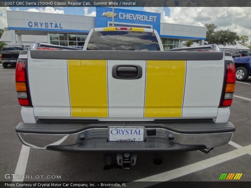 Summit White / Neutral 2007 GMC Sierra 2500HD Classic Regular Cab