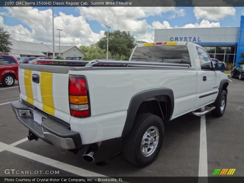 Summit White / Neutral 2007 GMC Sierra 2500HD Classic Regular Cab