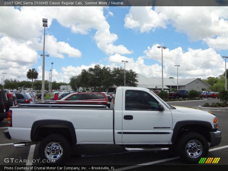 Summit White / Neutral 2007 GMC Sierra 2500HD Classic Regular Cab