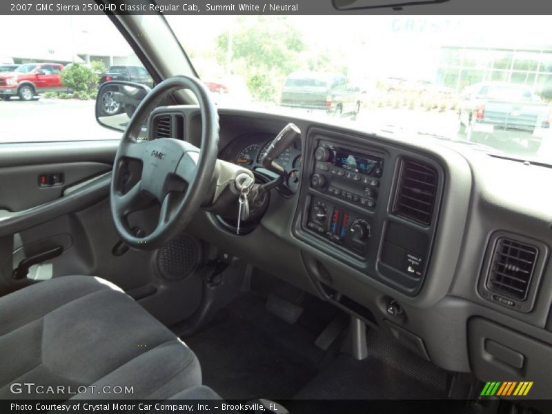 Summit White / Neutral 2007 GMC Sierra 2500HD Classic Regular Cab