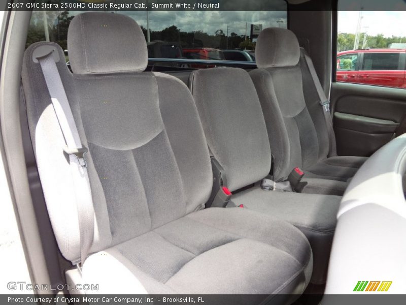 Summit White / Neutral 2007 GMC Sierra 2500HD Classic Regular Cab