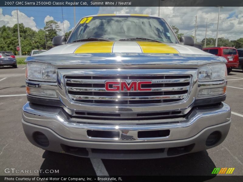 Summit White / Neutral 2007 GMC Sierra 2500HD Classic Regular Cab