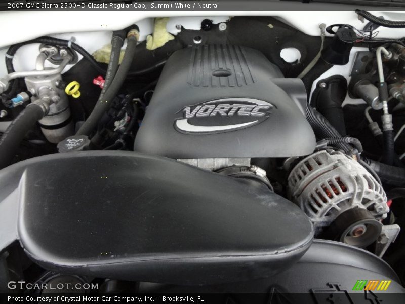 Summit White / Neutral 2007 GMC Sierra 2500HD Classic Regular Cab