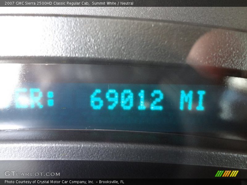 Summit White / Neutral 2007 GMC Sierra 2500HD Classic Regular Cab