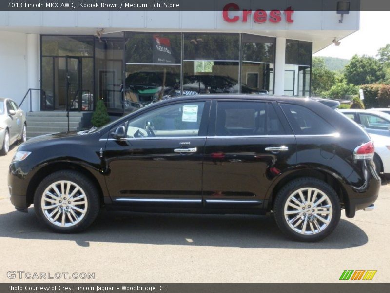 Kodiak Brown / Medium Light Stone 2013 Lincoln MKX AWD