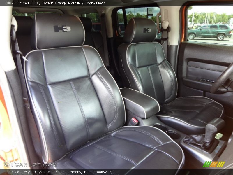 Desert Orange Metallic / Ebony Black 2007 Hummer H3 X