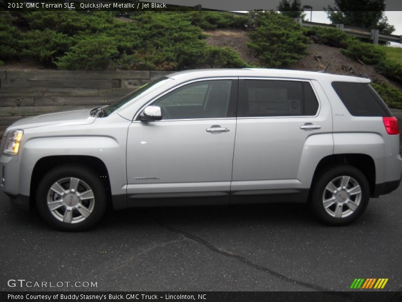 Quicksilver Metallic / Jet Black 2012 GMC Terrain SLE