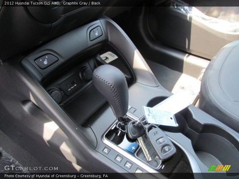 Graphite Gray / Black 2012 Hyundai Tucson GLS AWD