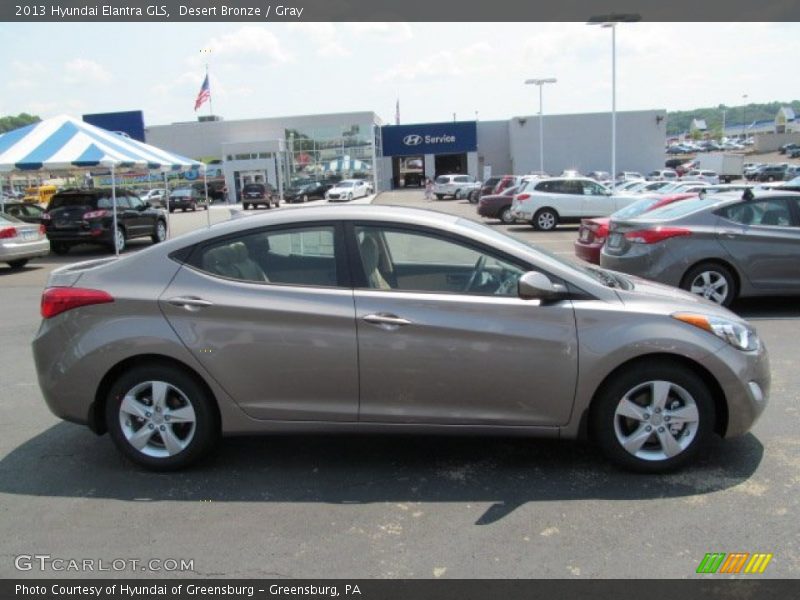 Desert Bronze / Gray 2013 Hyundai Elantra GLS