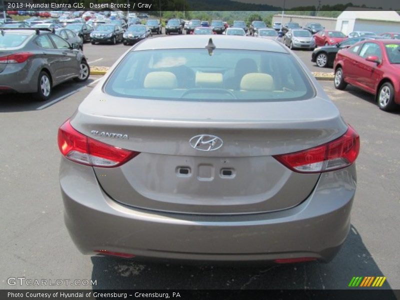 Desert Bronze / Gray 2013 Hyundai Elantra GLS