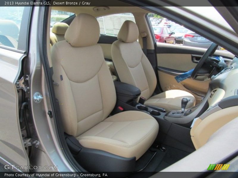 Desert Bronze / Gray 2013 Hyundai Elantra GLS