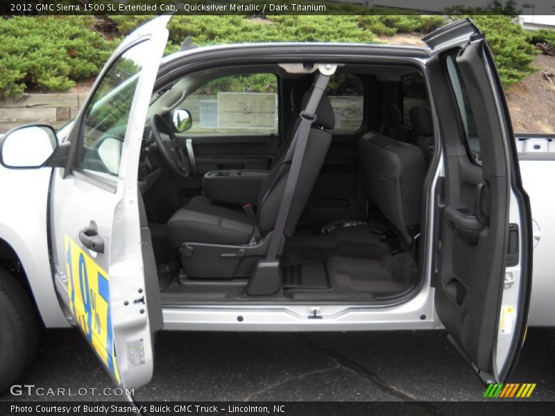 Quicksilver Metallic / Dark Titanium 2012 GMC Sierra 1500 SL Extended Cab