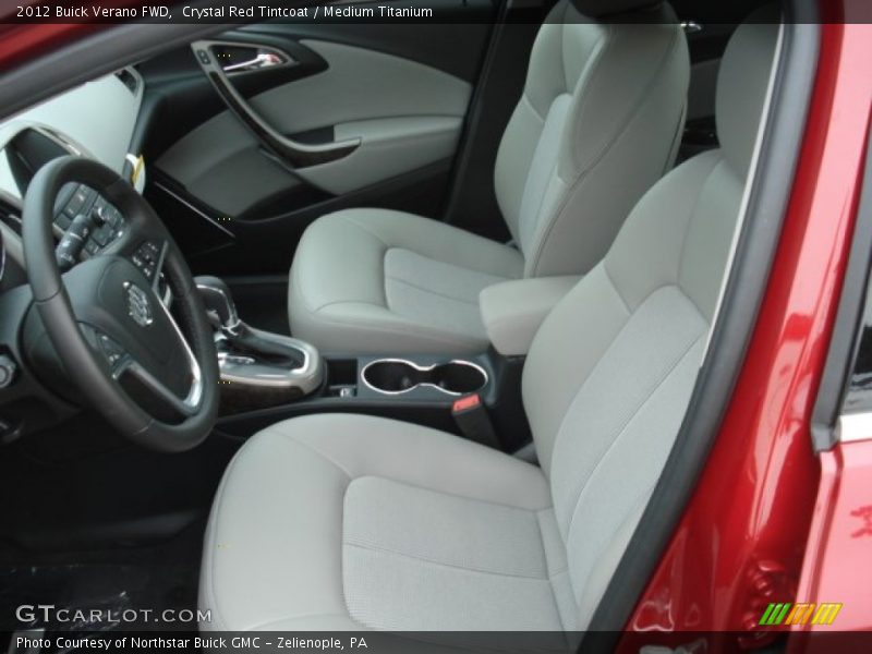 Crystal Red Tintcoat / Medium Titanium 2012 Buick Verano FWD