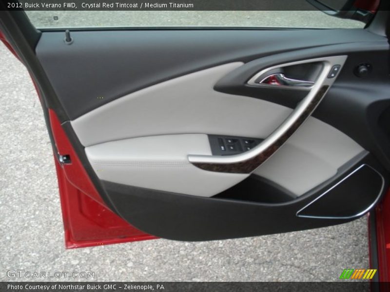 Crystal Red Tintcoat / Medium Titanium 2012 Buick Verano FWD