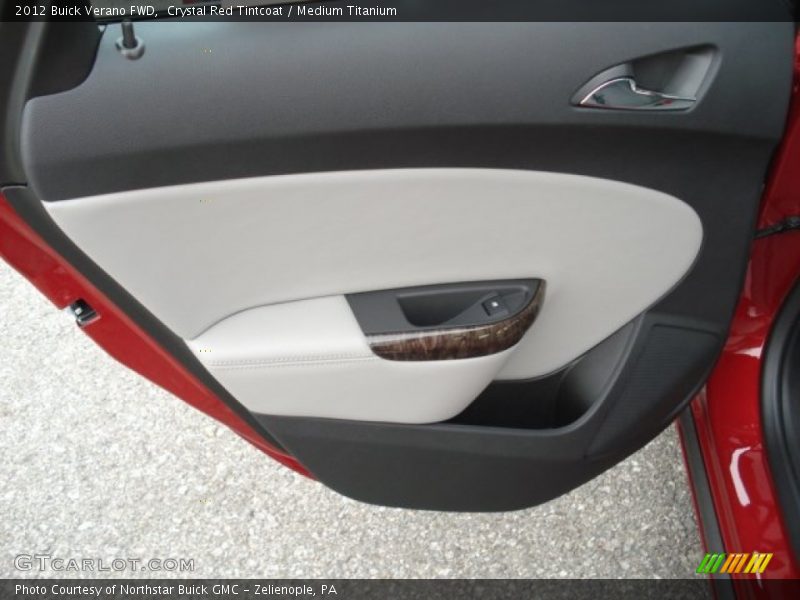 Crystal Red Tintcoat / Medium Titanium 2012 Buick Verano FWD