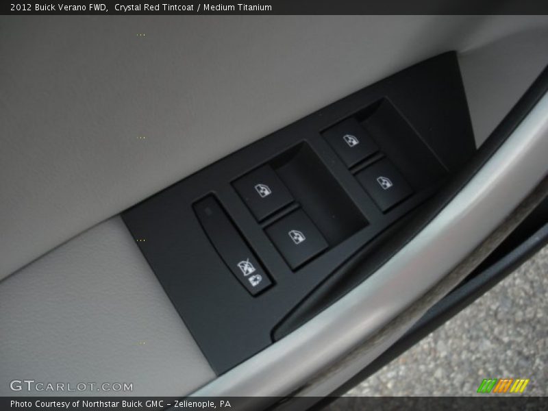 Crystal Red Tintcoat / Medium Titanium 2012 Buick Verano FWD