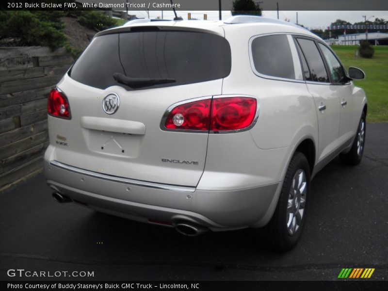 White Diamond Tricoat / Cashmere 2012 Buick Enclave FWD