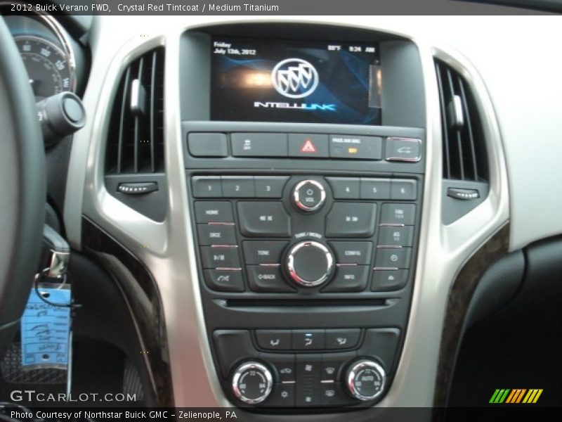 Crystal Red Tintcoat / Medium Titanium 2012 Buick Verano FWD