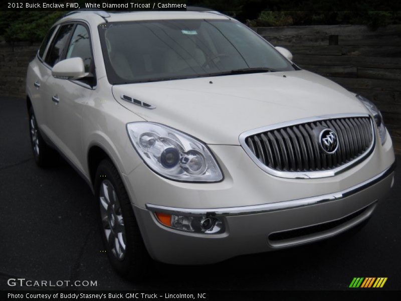 White Diamond Tricoat / Cashmere 2012 Buick Enclave FWD